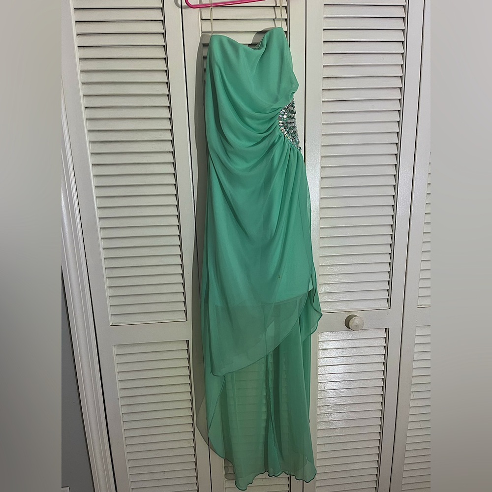 High low homecoming dress.